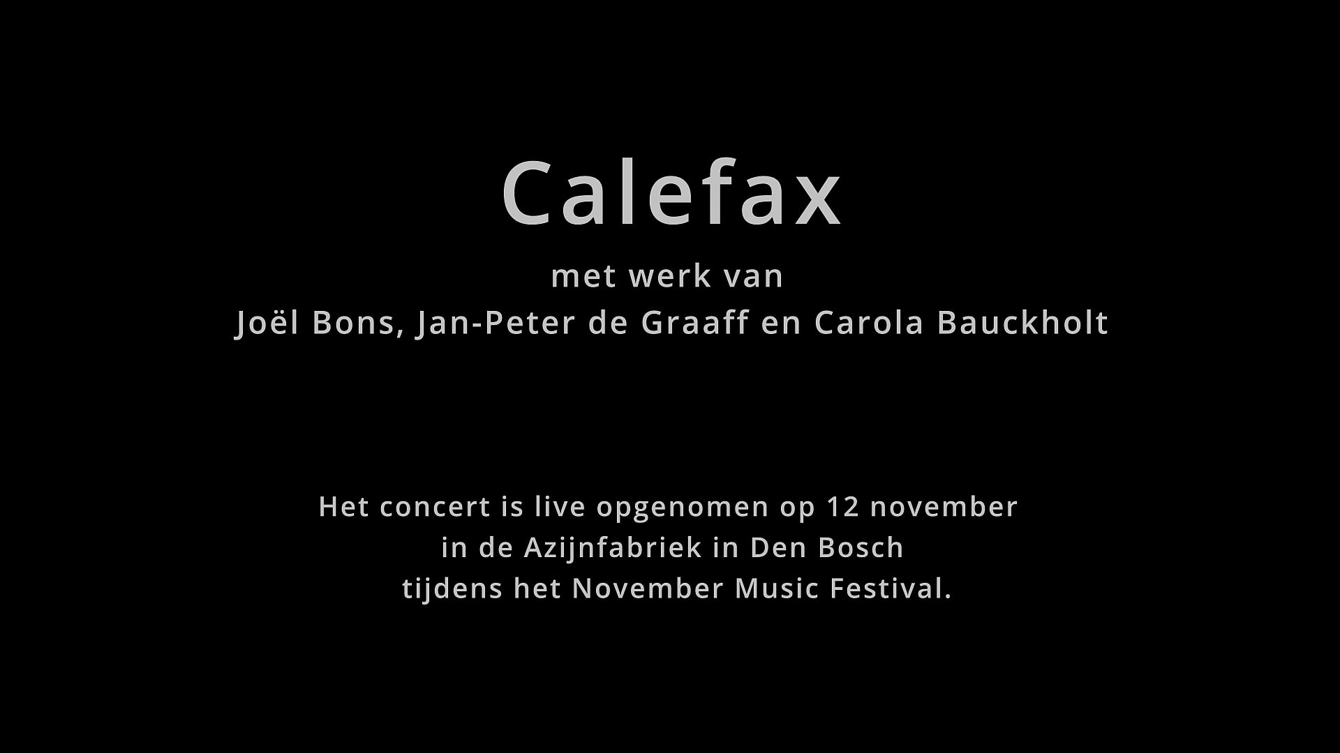 Calefax Afl. 2 ONS 8 januari 2023 thumbnail