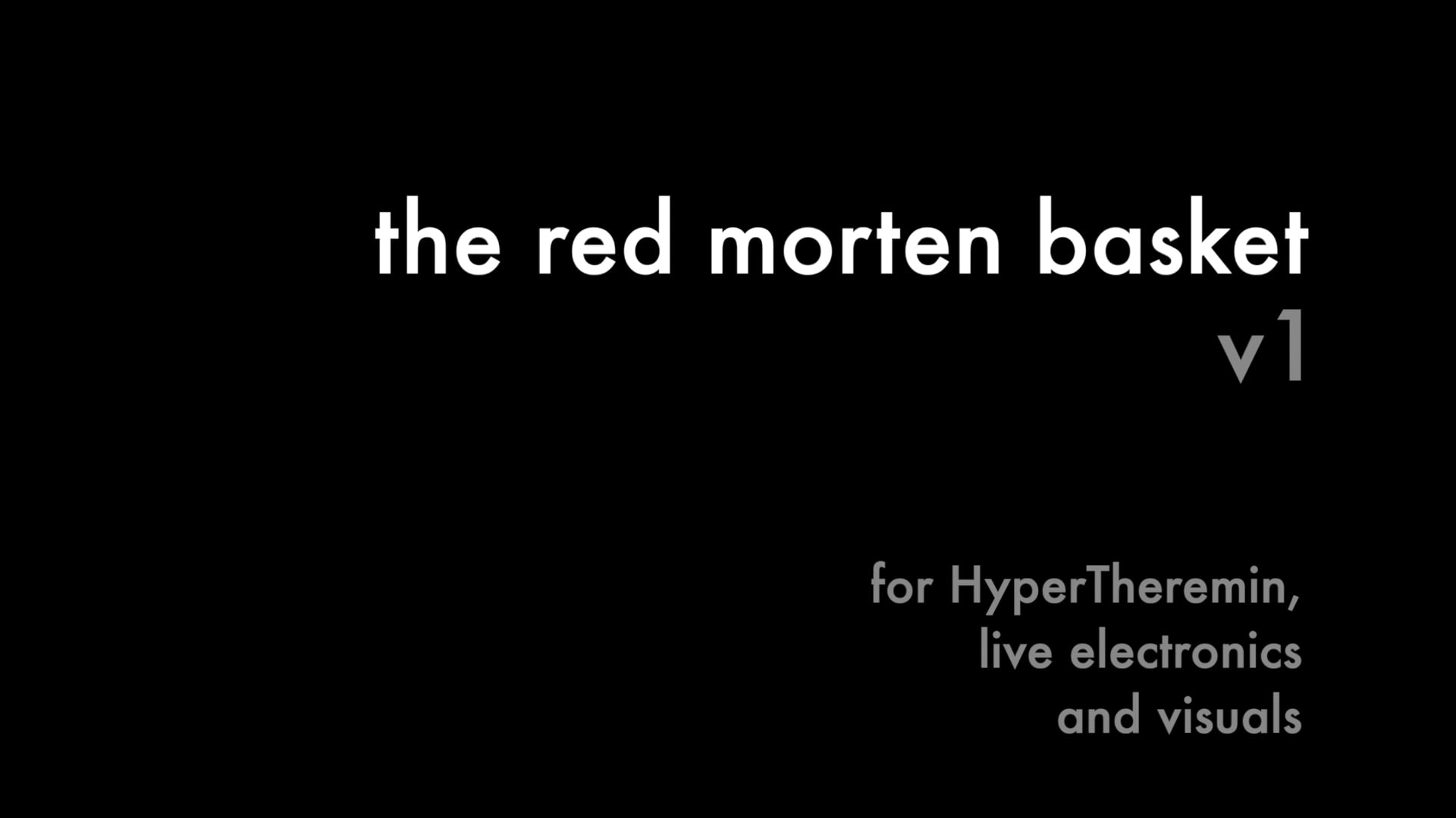 Red Morten Basket thumbnail