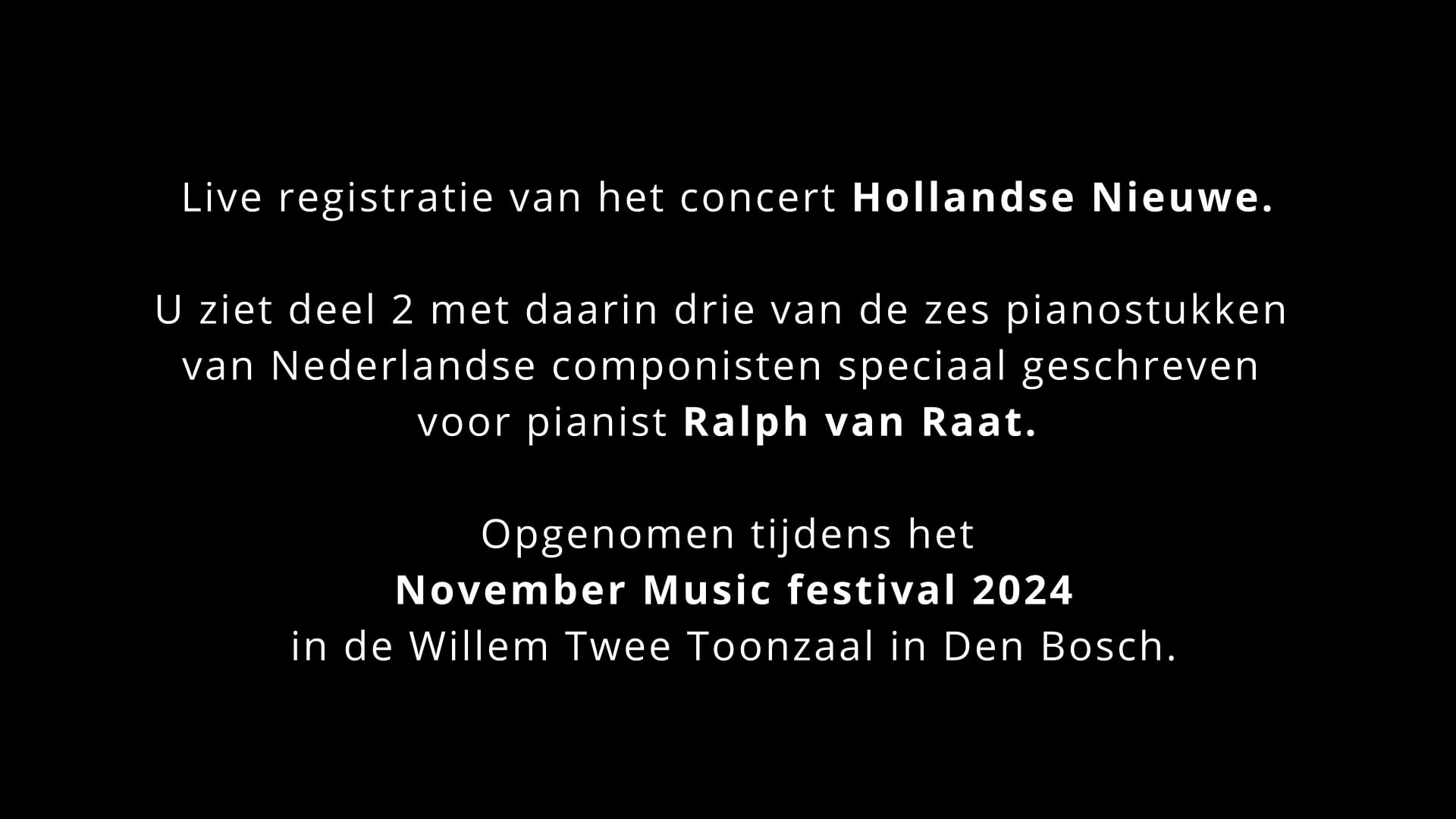 Performance and interview with Ralph van Raat thumbnail